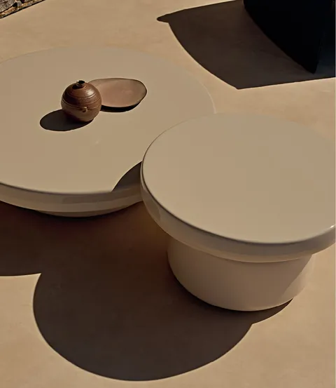 Poliform Crew enamelled ceramic vase, catalog photograph