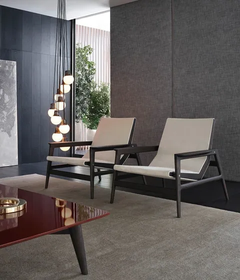 Poliform Ipanema armchairs and dining chairs, photograph 2