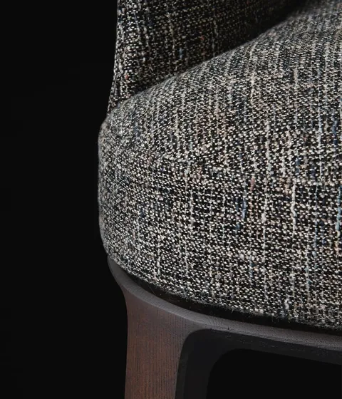 Poliform Jane armchairs in three sizes and a bench, photograph 3