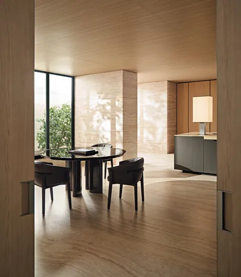 Poliform Leopold dining chairs and armchairs, photograph 4