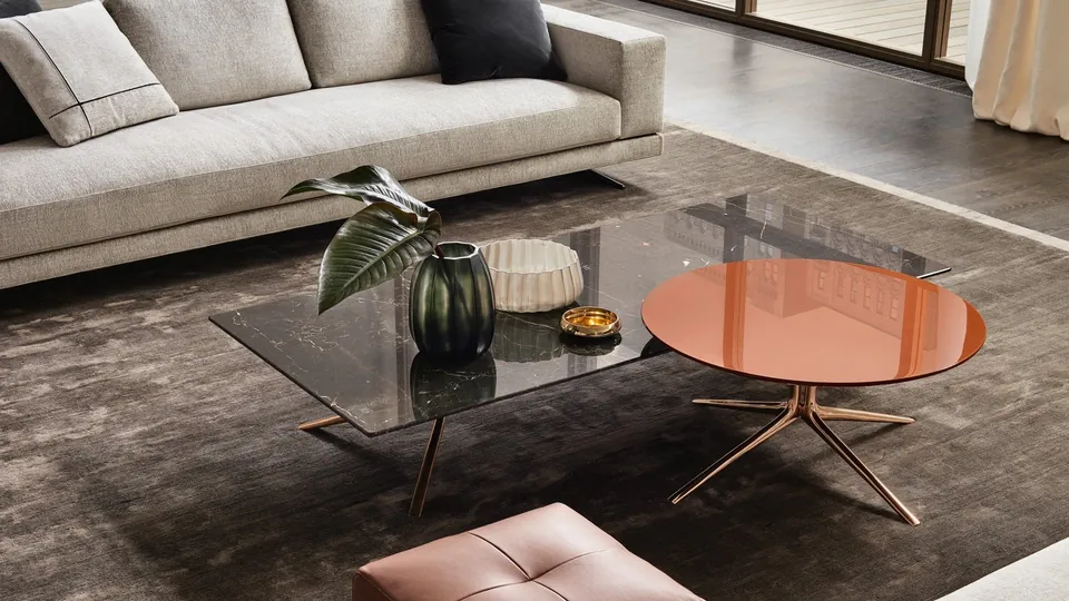 Poliform Mondrian a sofa system with its own tables, photograph 4