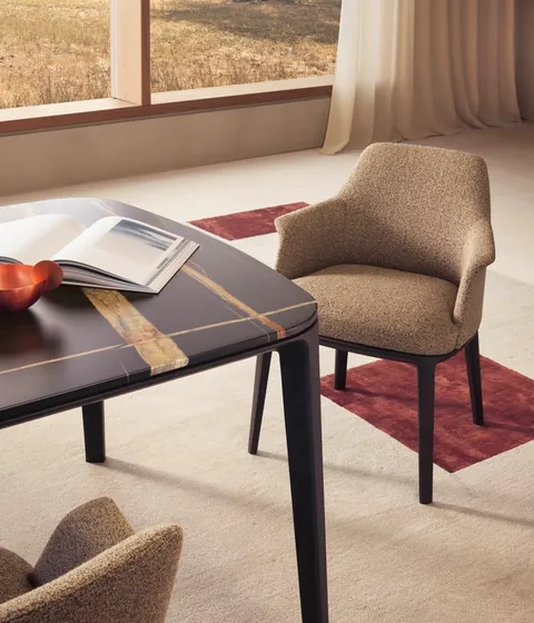 Poliform Sophie dining chairs and stools, photograph 2
