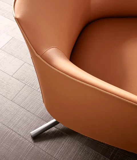 Poliform Stanford swivel armchairs and chairs, photograph 2